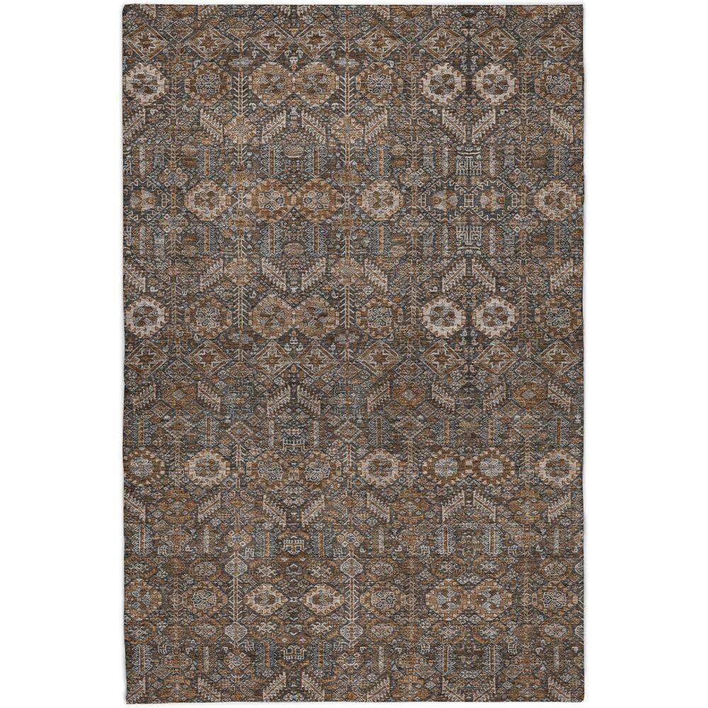 Dream Shag Premium Machine Washable Abstract ADS574 Chocolate 3 ft. x 5 ft. Area Rug price history on PriceWatchPro