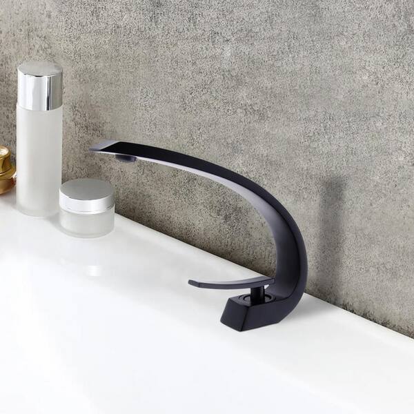 Deck Mounted Single Handle One-Hole on sale Brass Bathroom Faucet RB0720