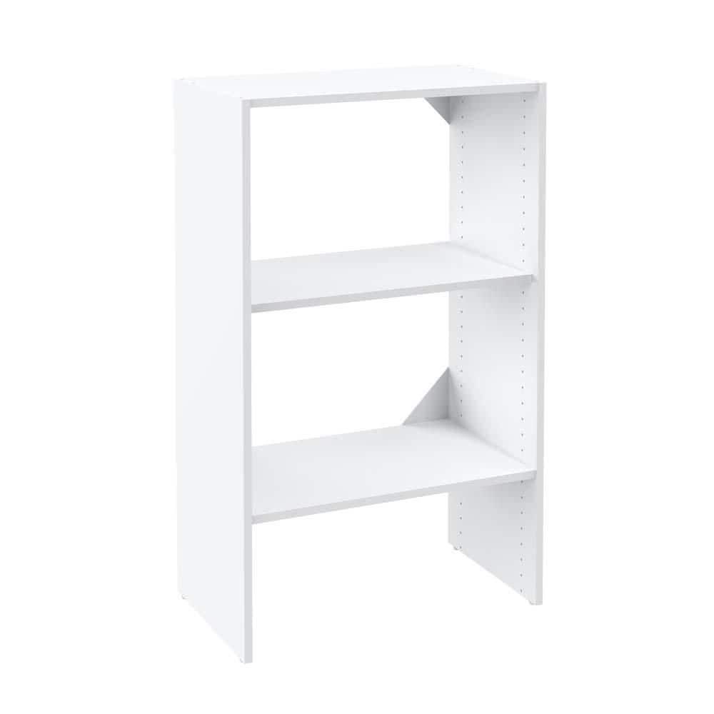 Five simply smart Wooden Shelves For 3 Organizer Boxes 34.4x32x100.5 cm