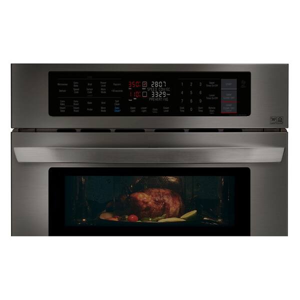 Lg Electronics 30 In Combination Double Electric Smart Wall Oven W Convection Easyclean Built Microwave Black Stainless Steel Lwc3063bd The Home Depot Lg Electronics 30 In Combination Double Electric Smart Wall Oven W Convection Easyclean Built Microwave Black Stainless Steel Lwc3063bd The Home Depot