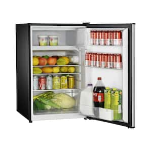 4.5 cu. ft. Mini Fridge with True Freezer in Stainless Look