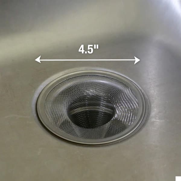 Peerless stainless stell mesh strainer, 2pc. Fits most bathroom sinks and  tub drains.