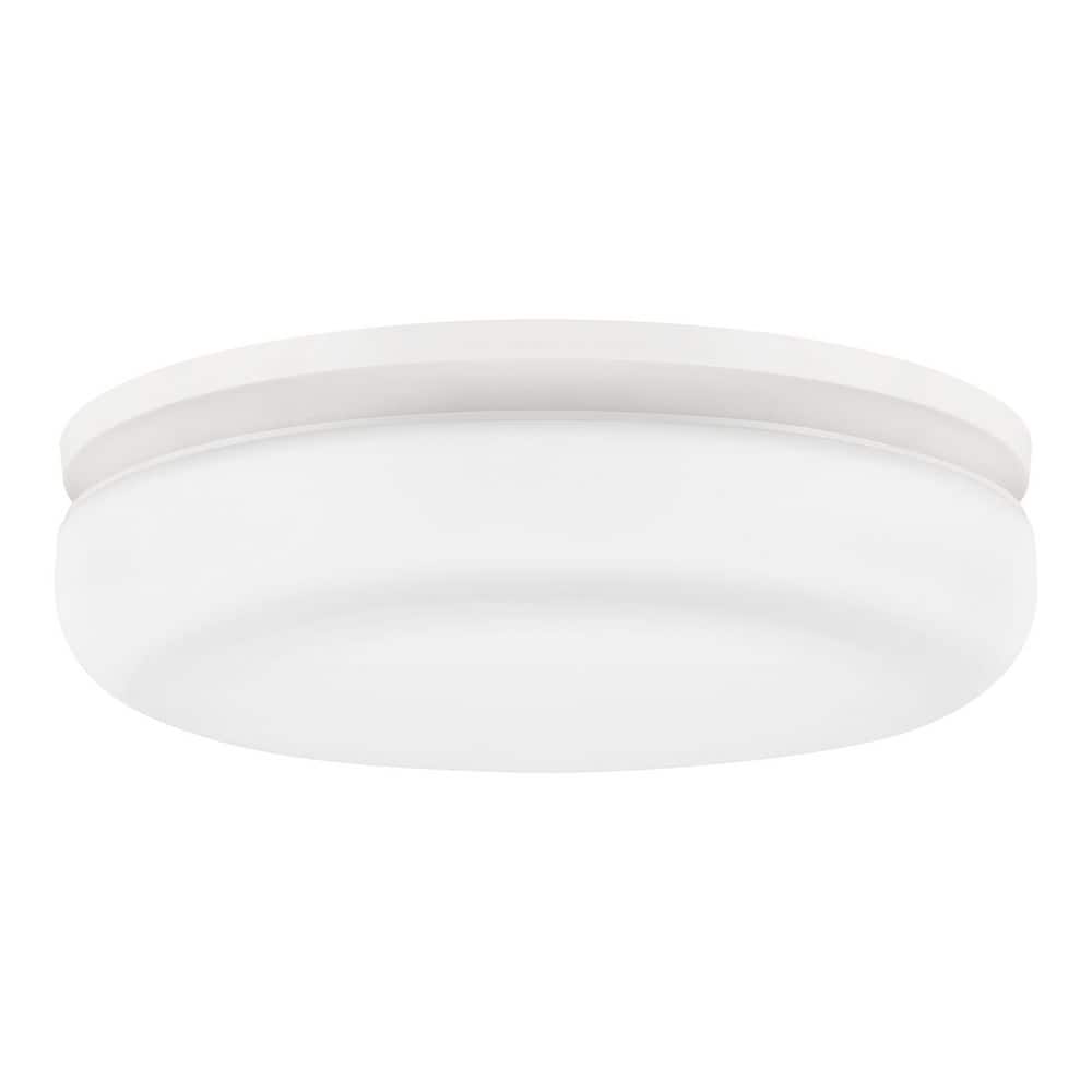 15 in. Light White Adjustable CCT and Brightness Integrated LED Ceiling Flu