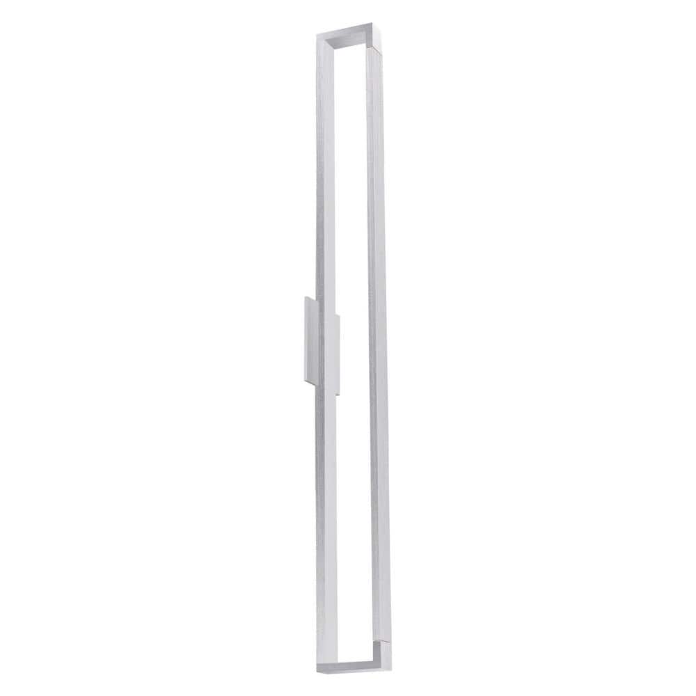 Swivel Brushed Nickel Dimmable LED Sconce, 47.25" H