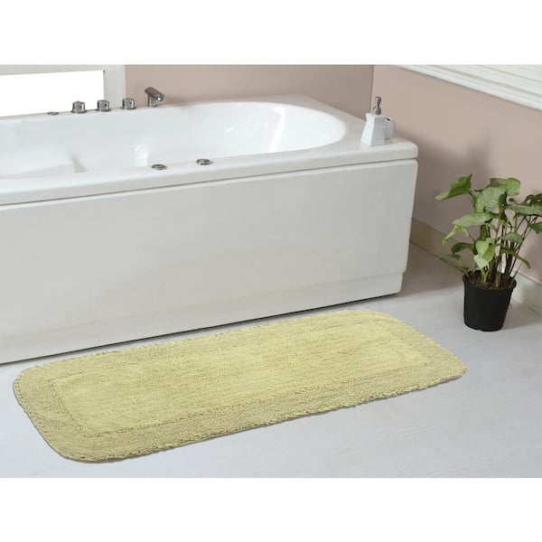 Radiant Collection 100% Cotton Bath Rug Set, Machine Wash, 21 in. x54 in. Runner, Green