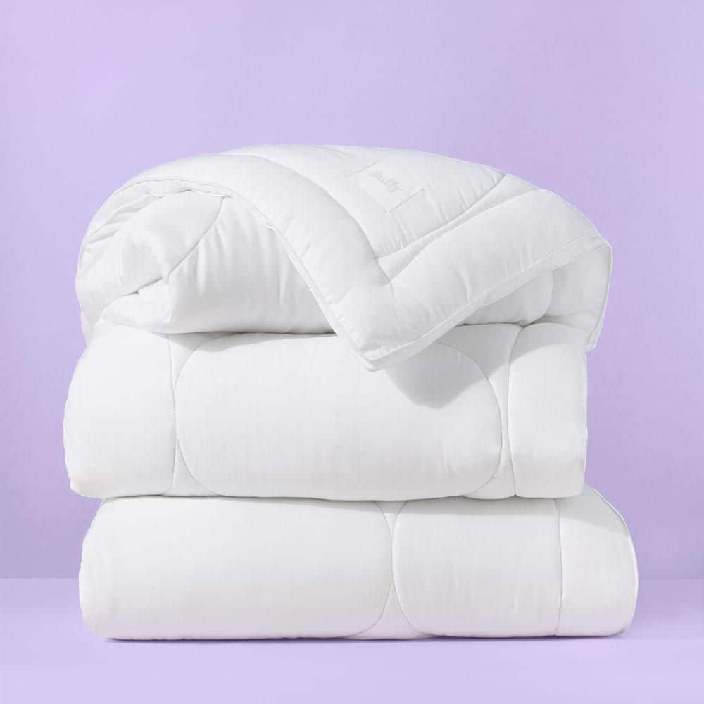 Buffy Twin/Twin Extra Long Cloud Comforter - White