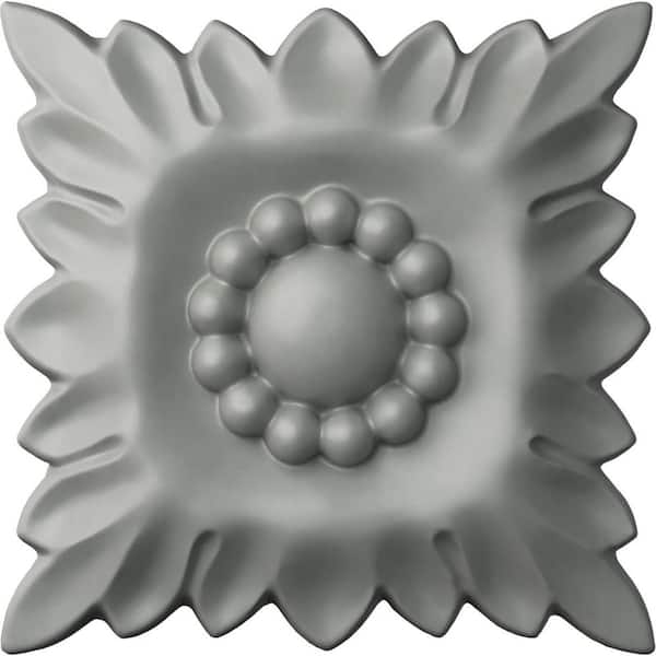 Ekena Millwork 4 in. x 7/8 in. x 4 in. Jackson Rosette