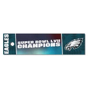 Philadelphia Eagles Super Bowl LVII Champions Blue Putting Green Mat - 1.5ft. x 6ft.