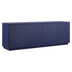 Hanson 70 in. Dark Blue TV Stand Fits TV's up to 75 in.