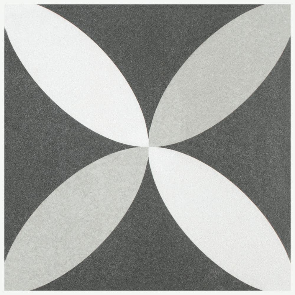 Twenties Petal 7-3/4 in. x 7-3/4 in. Ceramic Floor and Wall Tile (10.75 sq. ft./Case) price history on PriceWatchPro