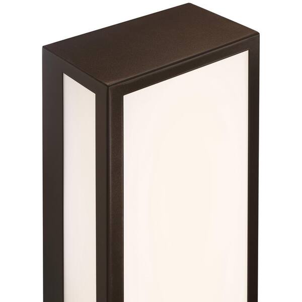 Access Lighting - GEO Black, White Indoor/Outdoor Hardwired Wall Lantern Cylinder Sconce with Integrated LED