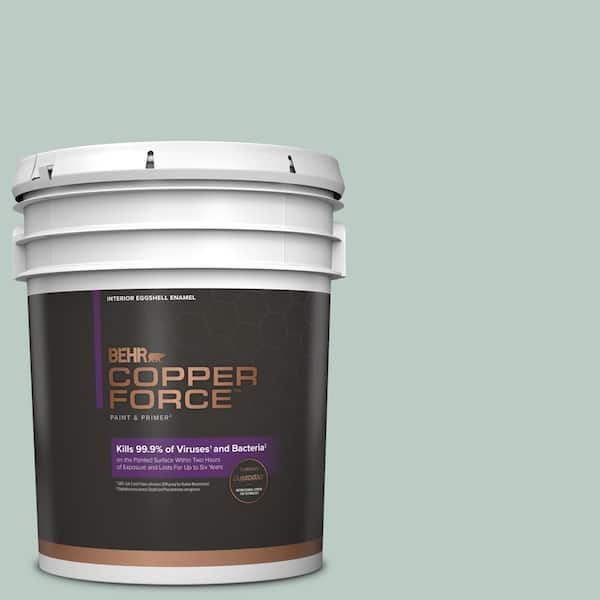 COPPER FORCE 5 gal. #HDC-CL-23 Soothing Spring Eggshell Enamel Virucidal and Antibacterial Interior Paint & Primer