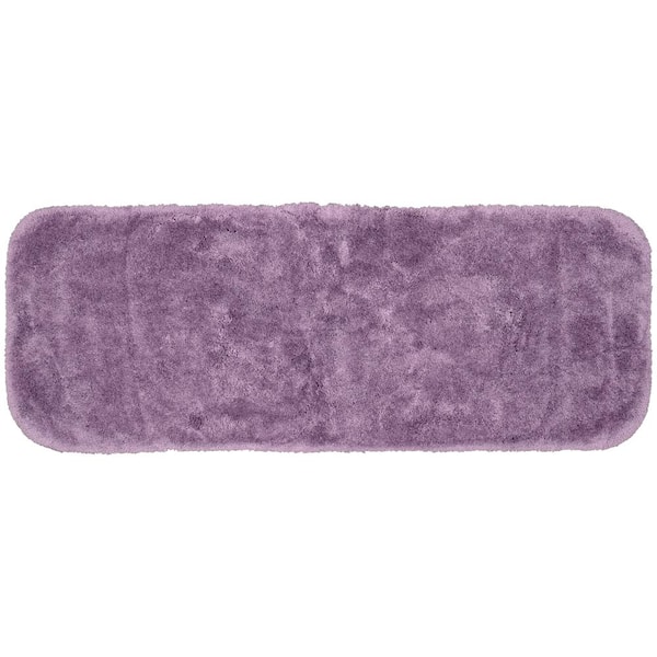 Garland Rug Finest Luxury Purple 22 in. x 60 in. Plush Nylon Bath Mat