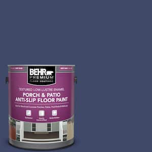 1 gal. #PPU15-01 Nobility Blue Textured Low-Lustre Enamel Interior/Exterior Porch and Patio Anti-Slip Floor Paint