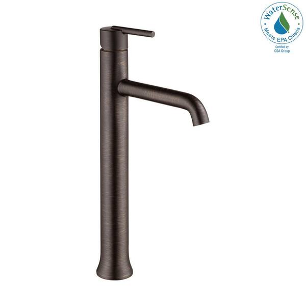 Delta Trinsic Venetian Bronze 1-handle Vessel WaterSense Bathroom Sink Faucet