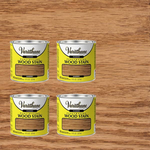 8 oz. Cherry Classic Interior Wood Stain (4-Pack)