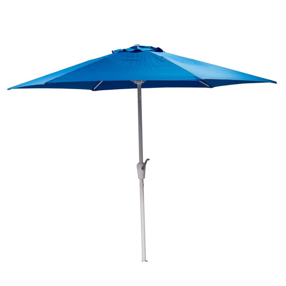 9 ft. Market Umbrella in Coastal Blue
