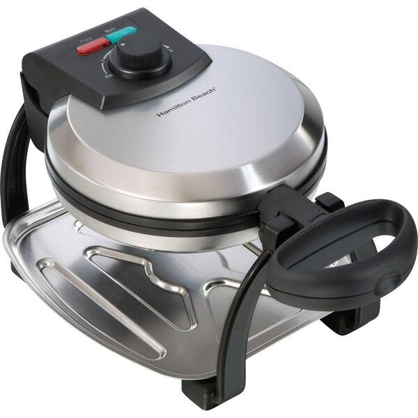 Hamilton Beach 7 in. Flip Belgian Waffle Maker - On and Ready Lights-DISCONTINUED