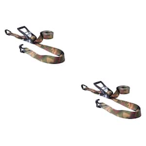 Husky 27 ft. x 2 in. Heavy-Duty Ratchet Tie-Down with J Hook (3-Pack)  FH0843 - The Home Depot