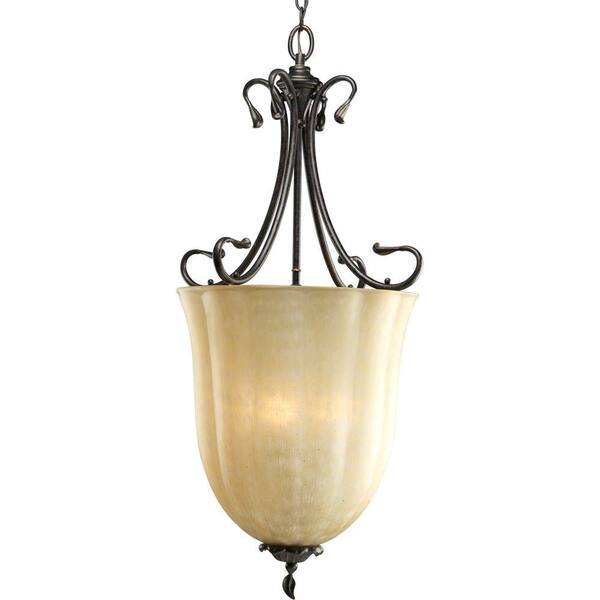 Progress Lighting Timberbrook Collection Espresso 3-light Foyer Pendant-DISCONTINUED