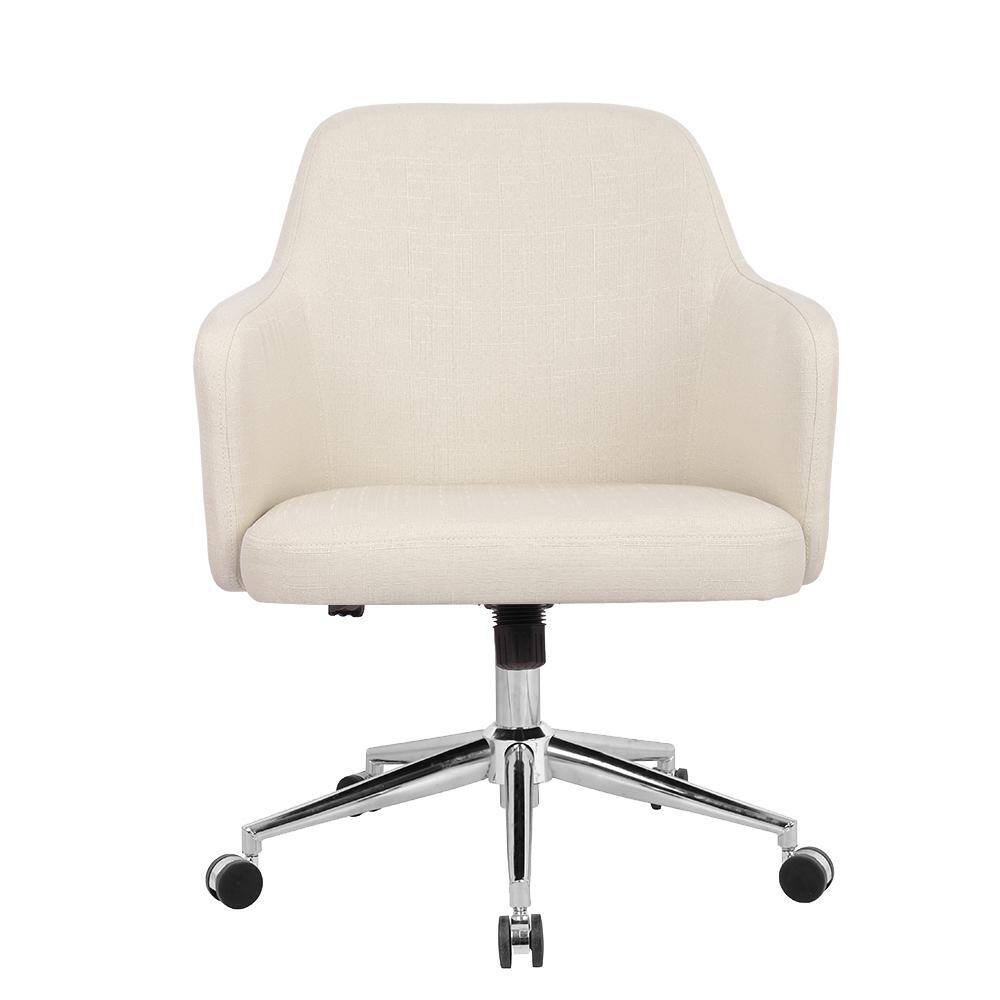 Yangming Beige Basics Classic, Adjustable, Swivel Office Desk Chair ...