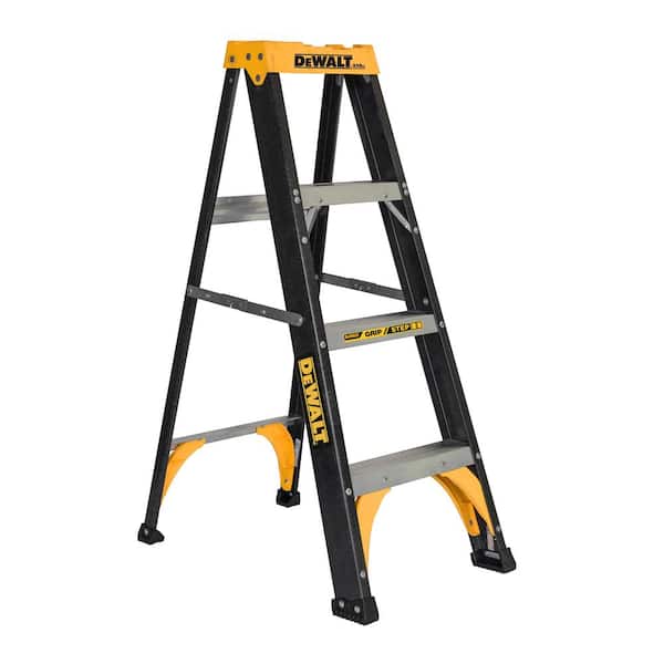 DEWALT DXL3210-04 4 ft. Fiberglass Step Ladder Type II - 225 lbs. - 1
