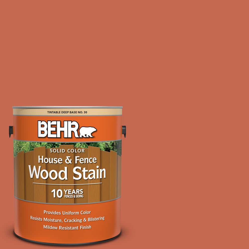 1 gal. #T16-14 Raw Copper Solid Color House and Fence Exterior Wood Stain