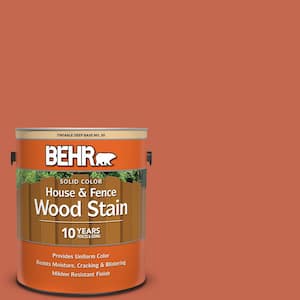 1 gal. #T16-14 Raw Copper Solid Color House and Fence Exterior Wood Stain