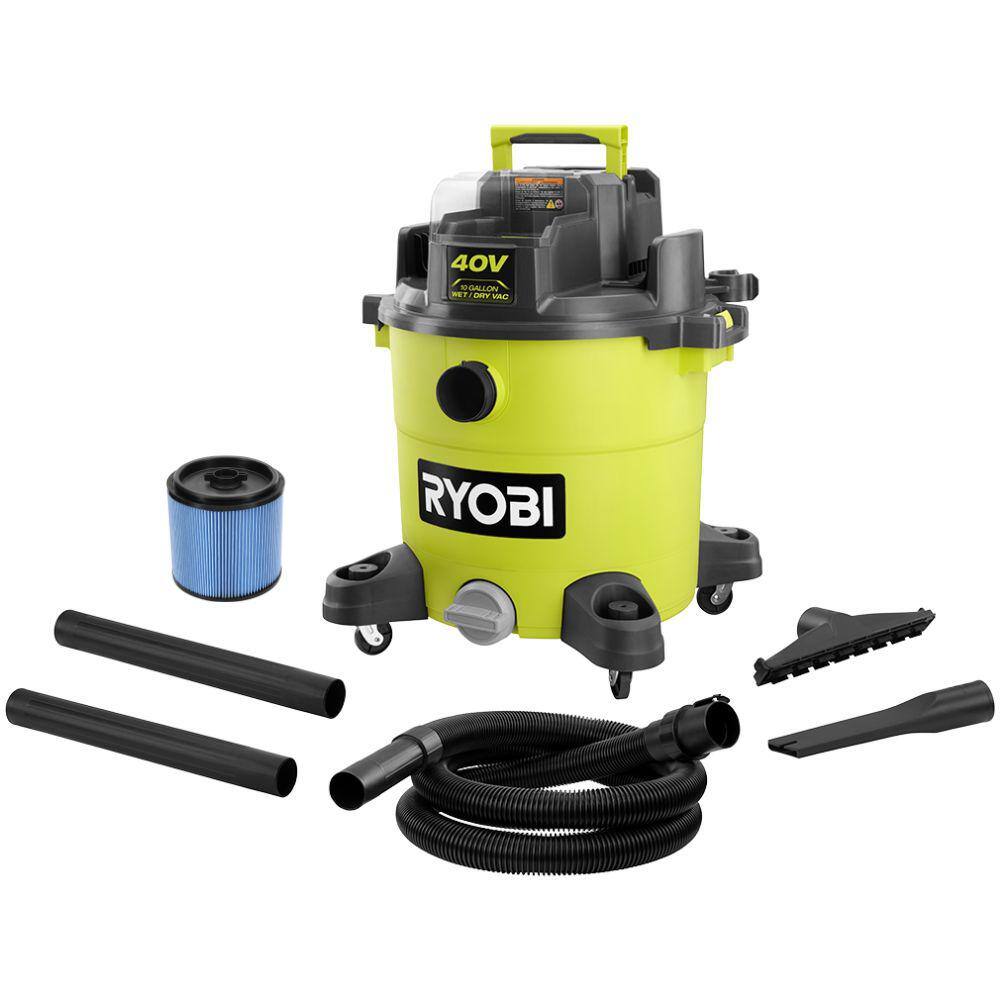 RYOBI Large Dust Collection Bags for 40V 10 Gal Wet/Dry Vacuum (3-Pack) with HEPA Filter for Large Capacity Vacuums