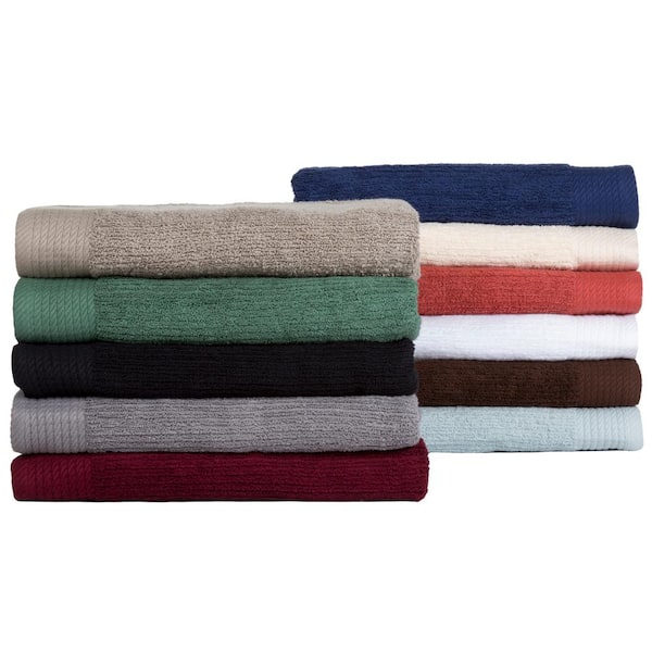 RUIBOLU Hand Towels for Bathroom Set 4 Piece, 100% Cotton Bath