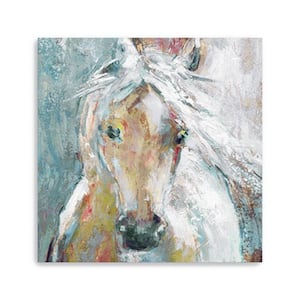Victoria Whimsical Horse by Carol Robinson 1-Piece Giclee Unframed Animal Art Print 20 in. x 20 in.