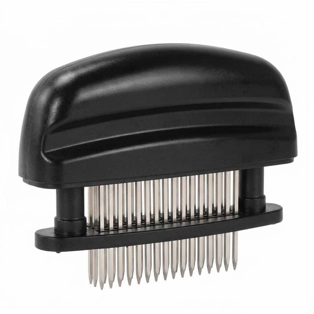 Meat Needle Tenderizer with 48 Stainless Steel Sharp Needles and Protective Cover, Dishwasher Safe, Black price history on PriceWatchPro