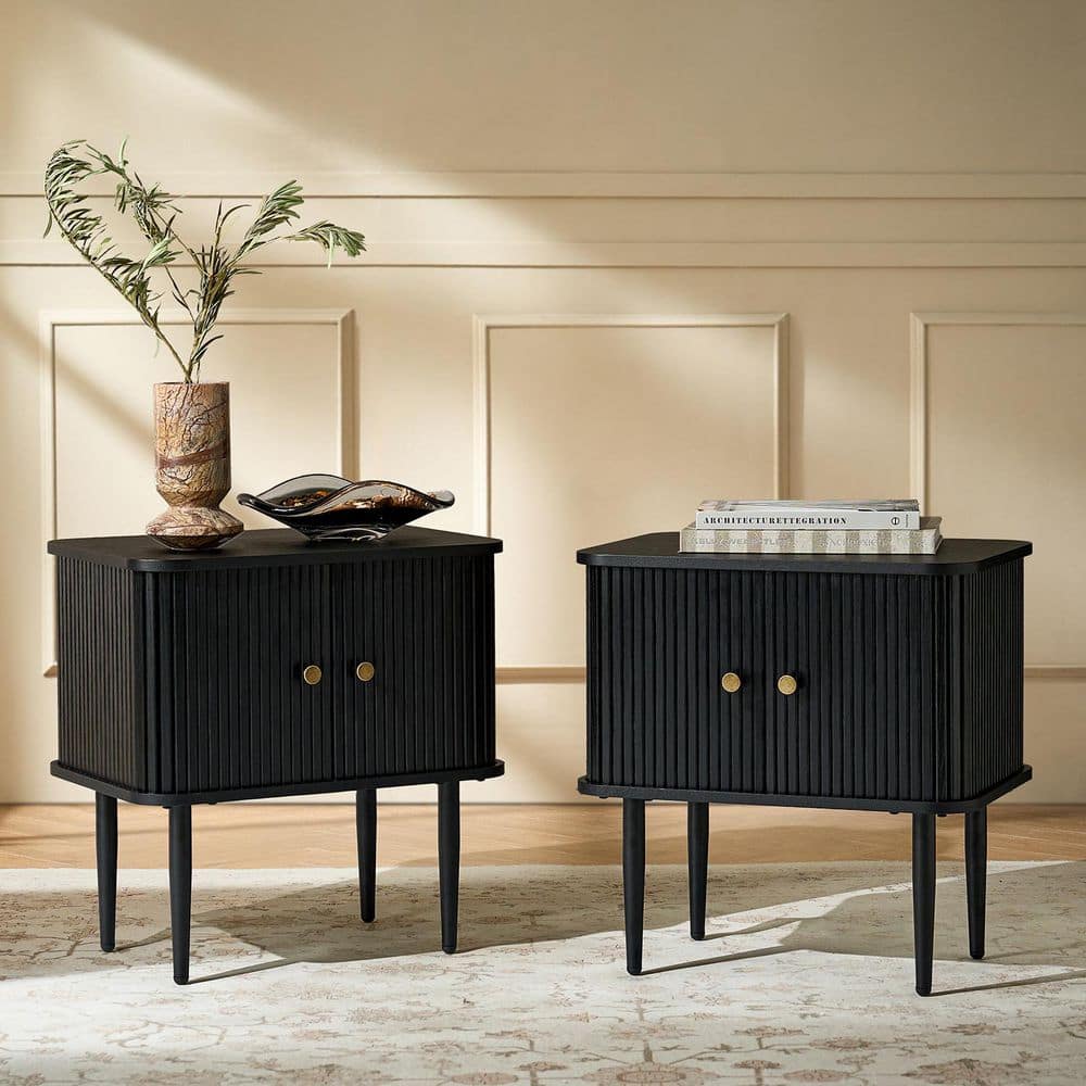 LUDLOW - ラドロー LUDLOW ブラウス Accordion Ludlow Reeded 4-Door Sideboard | Wooden Bazar