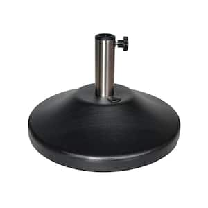 US Weight 50 lbs. Resin Patio Umbrella Base in Black