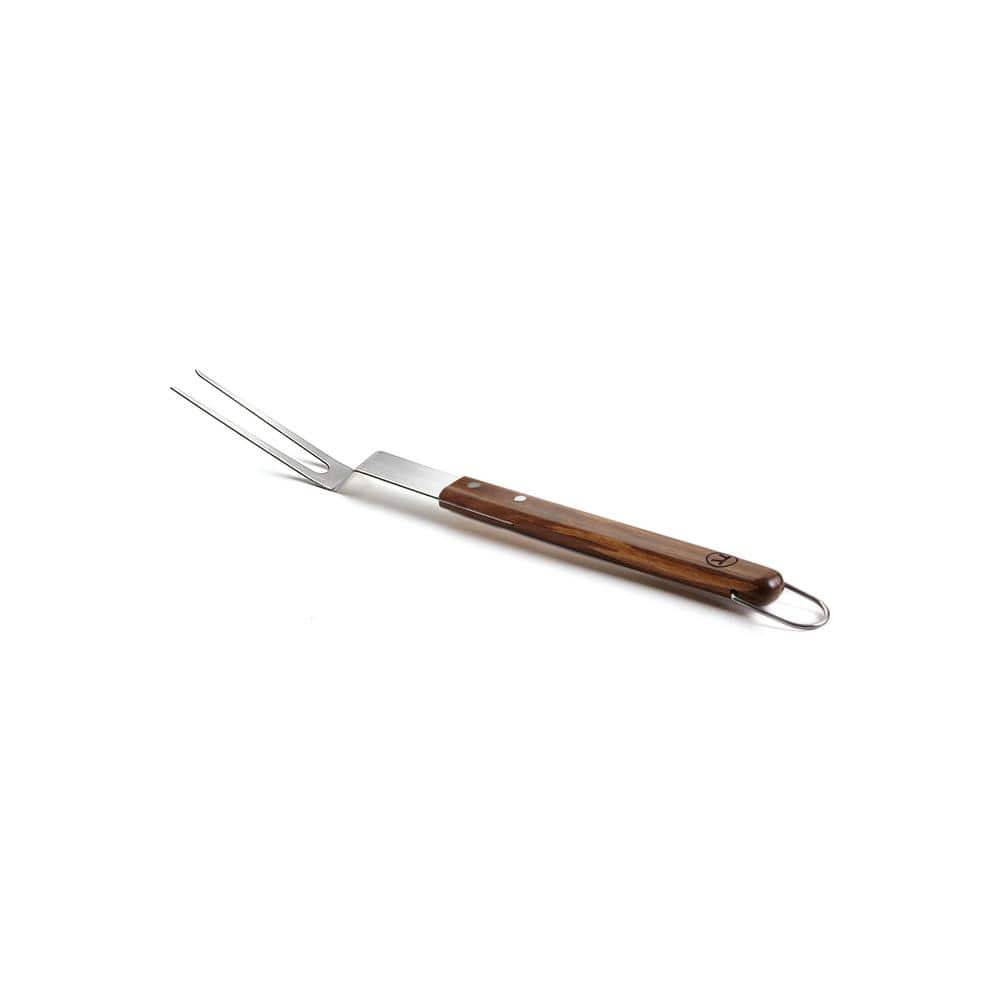 Grande Stainless Steel and Bamboo Grill Tool Set, 4-Piece