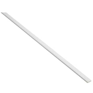 Westfield 96 in. W x 0.75 in. H Feather White Scribe Molding