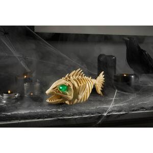 10 in Animated LED Skeleton Piranha