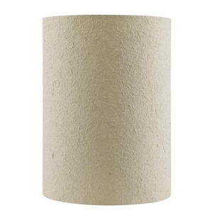 8 in. x 11 in. Off White Drum/Cylinder Lamp Shade