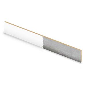 Sorento Platinum Beige 1/2 in. T x 7-3/8 in. W x 47 in. L Laminate Reversible Riser