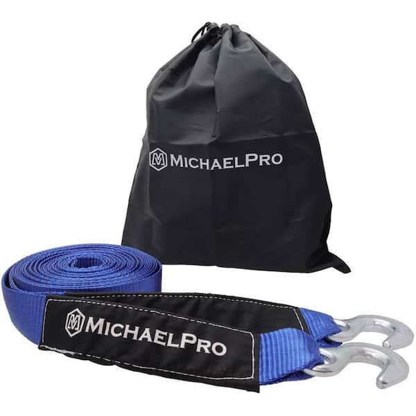 2" x 30' Heavy Duty Tow Strap with Forged Hooks