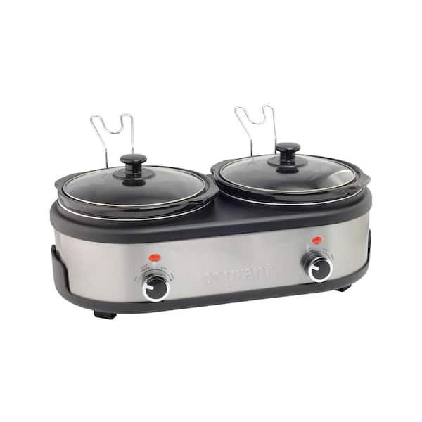 Courant 6-qt Locking Slow Cooker - Stainless Steel : Target