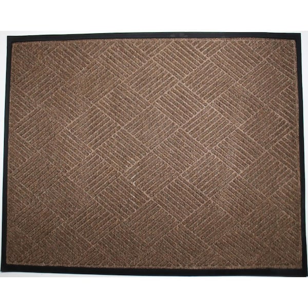 Unbranded Rhino Mats - OPUS Brown 48 in. x 72 in. Entrance Mat