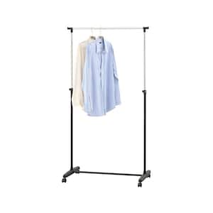 Silver Metal Clothes Rack 40 in. W x 60 in. H