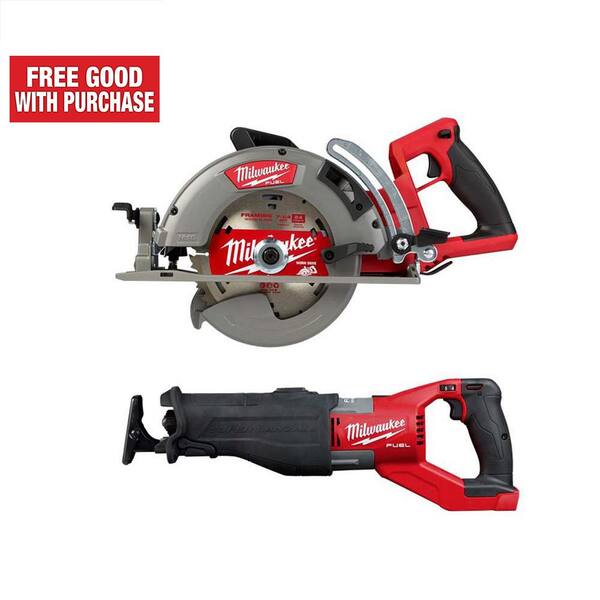 Milwaukee M18 FUEL 18V LithiumIon Cordless 71/4 in. Rear Handle