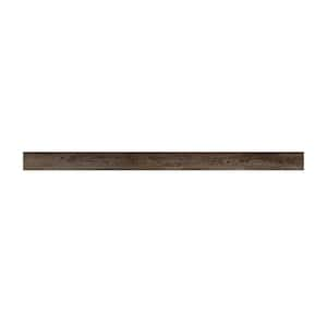 Driftwood 1 in. T x 2.23 in. W x 94 in. L Luxury Vinyl Overlapping Stair Nose Molding