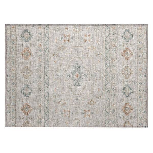 Chantille Machine Washable Indoor/Outdoor Abstract ACN3125 Ivory 2 ft. x 3 ft. Accent Rug