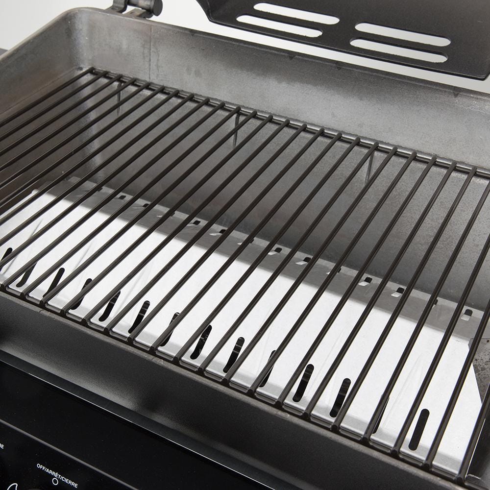 Huntington Black 2-Burner Propane Gas Grill with Side Shelves