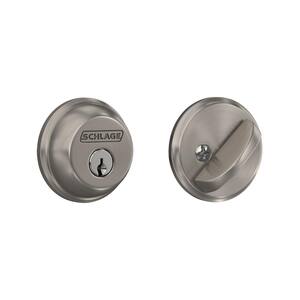 B60 Series Satin Nickel Single Cylinder Deadbolt Certified Highest for Security and Durability