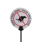 6 in. Vinyl Canine Clean Up Sign