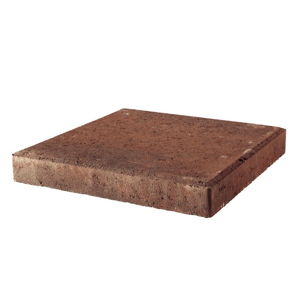 Pavestone 12 in. x 12 in. x 1.57 in. Antique Terracotta Square Concrete Step Stone (168-Pieces/168 sq. ft. /Pallet)
